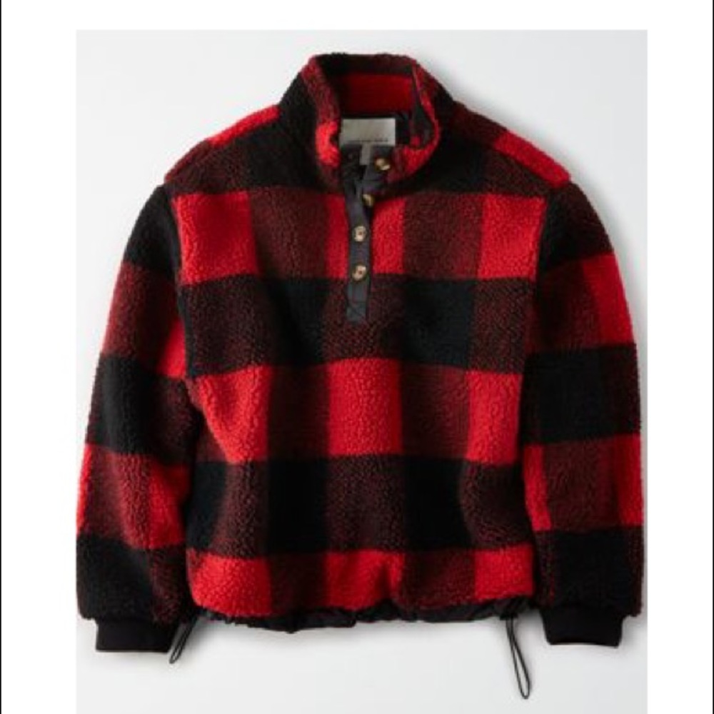 NWT American Eagle Fuzzy Sherpa